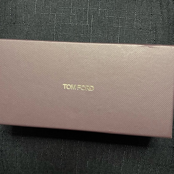 TOM FORD BLACK ROSE GOLD Faryn 56mm Gradient Cat Eye Sunglasses - Picture 4 of 8